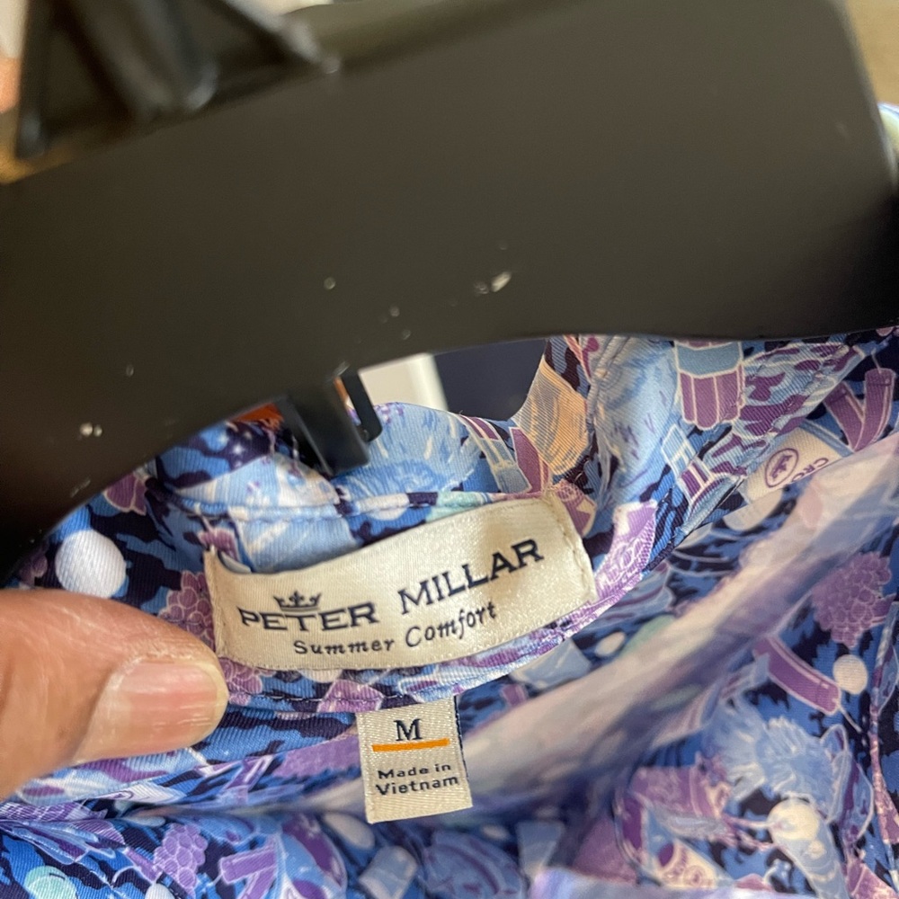 Peter Millar Multicolor Patterned Polo Shirt - image 8